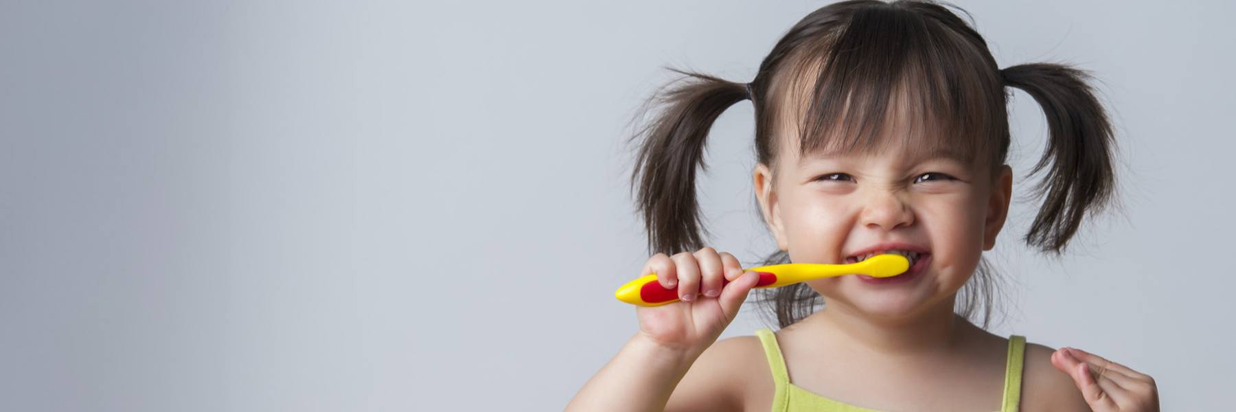 A kid smiling after a preventive visit in Weatherford, TX